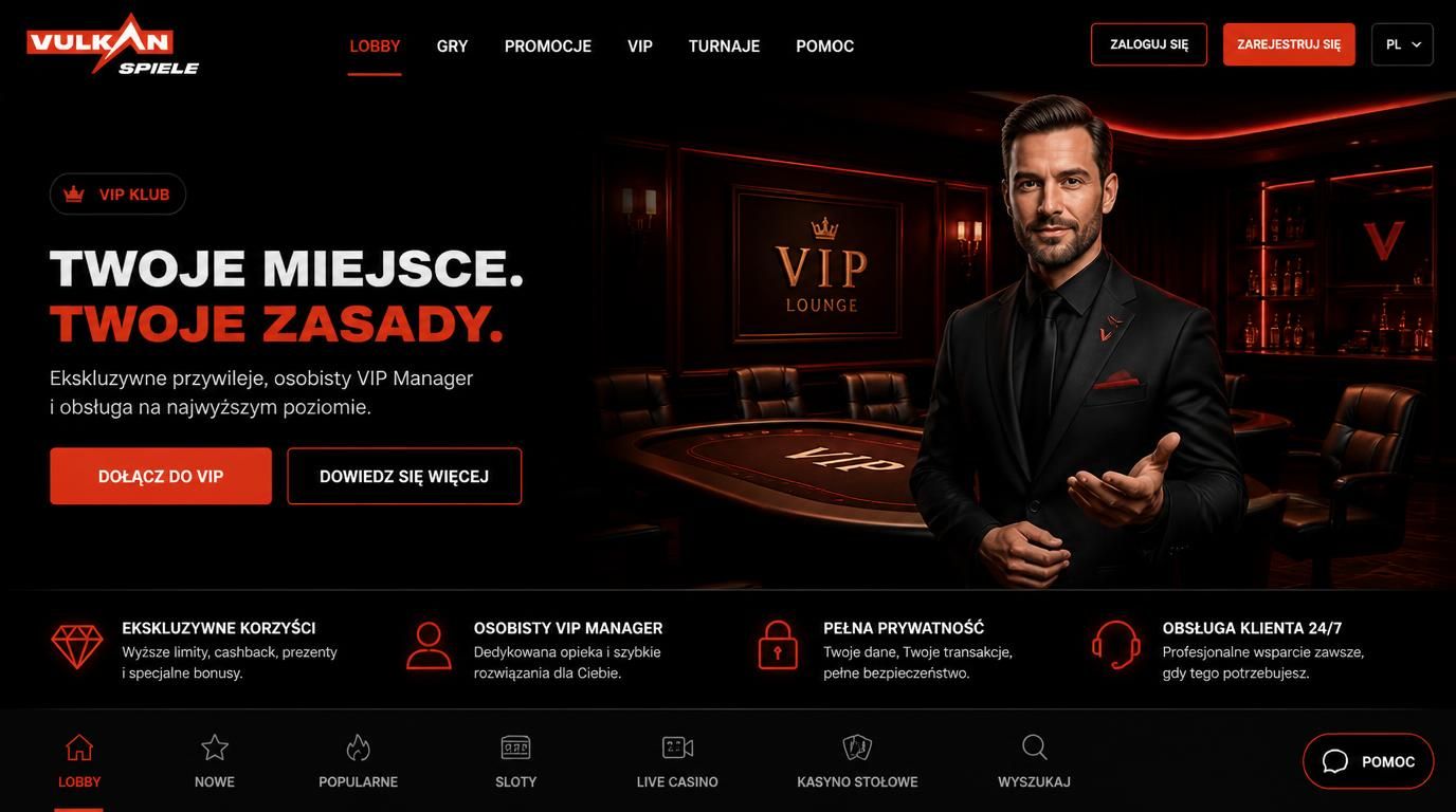 Osobisty VIP manager, ekskluzywny stół, intymna obsługa
